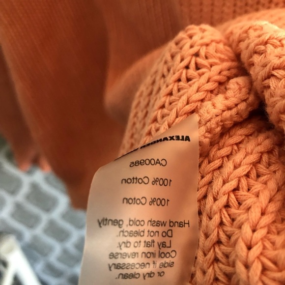 Alexander Wang Chunky Cotton Sweater Coral - Picture 2 of 6